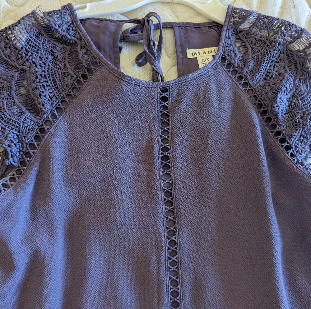 NWOT- Purple Lace Dress